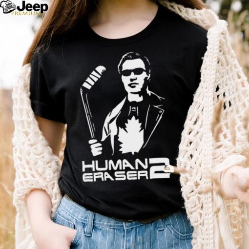 Human Eraser 2 art hockey shirt