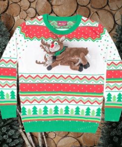 Humping Reindeer Ugly Sweater For Woman