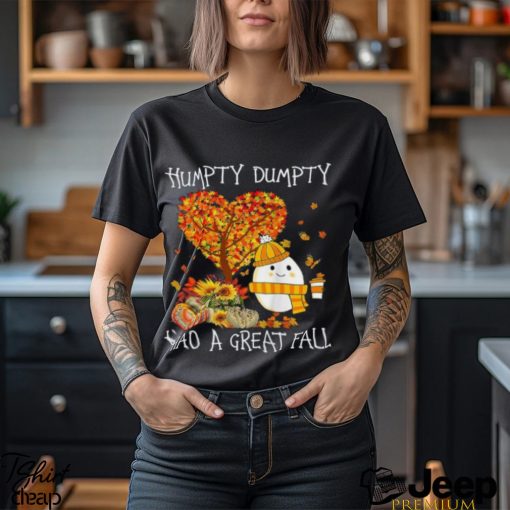 Humpty Dumpty Had A Great Fall Shirt, Happy Thanksgiving Pumpkin T Shirt, Thanksgiving Day, Cute Snowman, Thanksgiving Gift