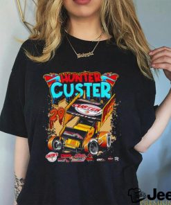 Hunter Custer racing car shirt