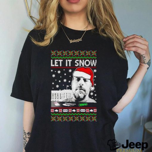 Hunter Let It Snow Biden Ugly Christmas Shirt