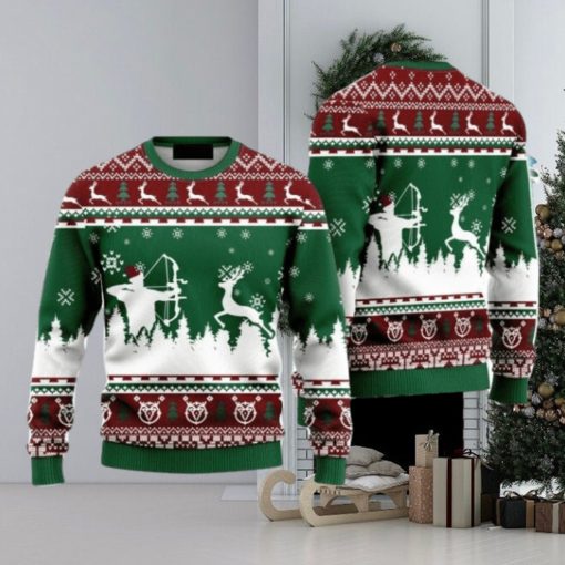 Hunting Deer Ugly Christmas Sweater Family Christmas Gift Ideas Christmas Sweater