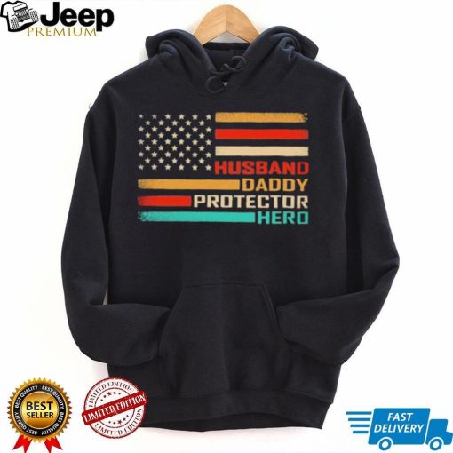 Husband Daddy Protector Hero – Perfect Gift For Grandpa shirt