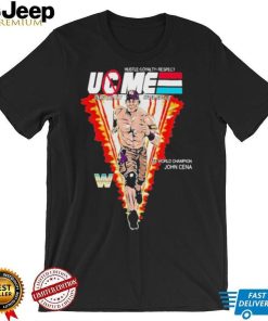 Hustle loyalty respect uc me earn the day never give up 16x world champion john cena shirt