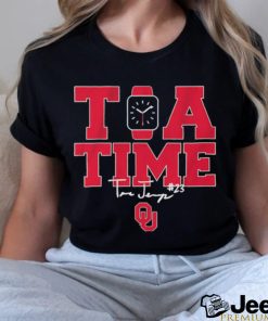 Oklahoma Softball Tiare Jennings Tia Time Logo Shirt