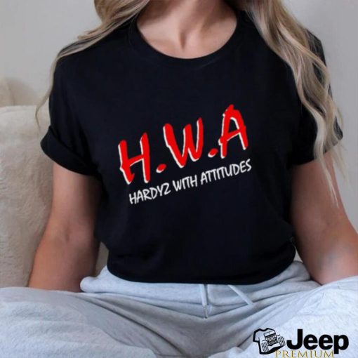 Hwa Hardyz with attitudes shirt