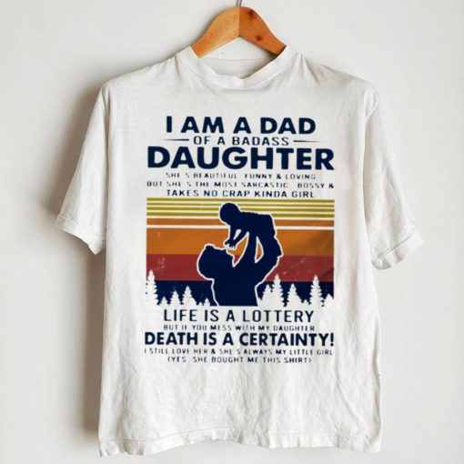 I Am A Dad Of Abadass Daughter Father’s Day Crewneck Sweatshirt