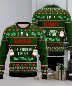 I Am A Teacher Ugly Christmas Sweater Christmas Season Gift