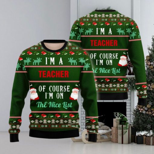 I Am A Teacher Ugly Christmas Sweater Christmas Season Gift