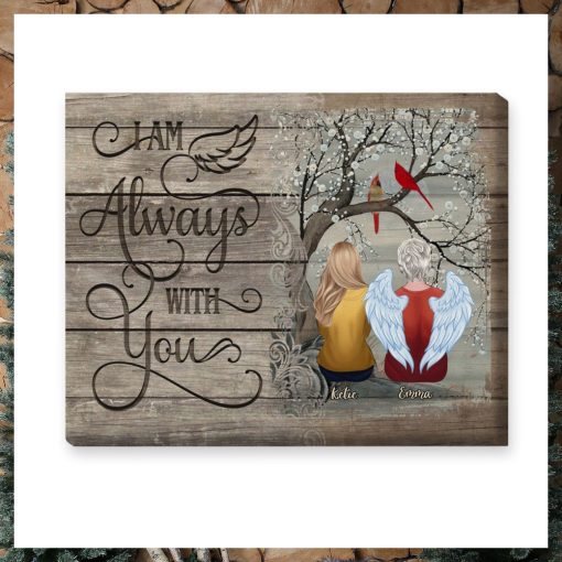 I Am Always With You Personalized Wrapped Canvas