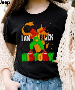 I Am Black History Kids Girls Women Black History Month Shirt