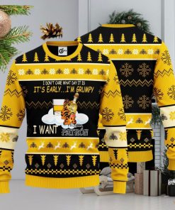 I Don’t Care What Day It Is It’s Early I’m Grumpy I Want Patr’N 3D Ugly Christmas Sweater Unisex Sweater Christmas Gift