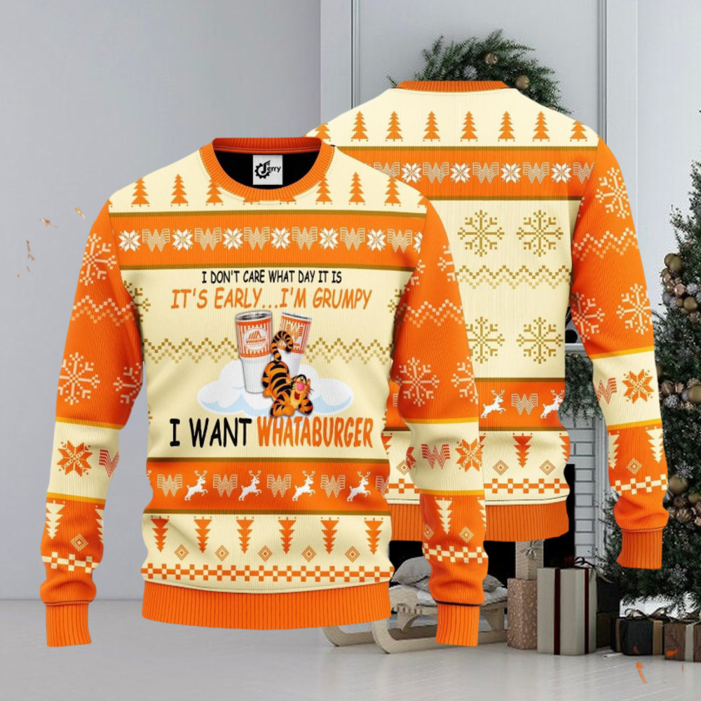 Whataburger deals sweater christmas