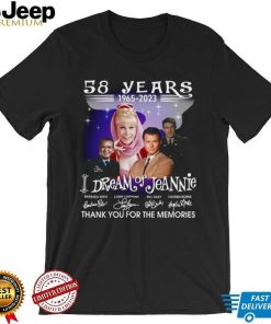 I Dream of Jeannie 58 years thank you for the memories signatures shirt