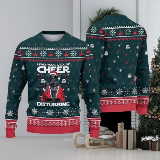 I Find Your Lack Of Cheer Disturbing Ugly Christmas Sweater