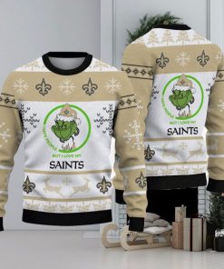 I Hate People But I Love New Orleans Saints New Knitted Christmas Sweater Gift For Men Women