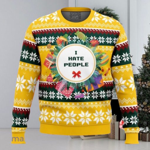 I Hate People Parody Ugly Christmas Sweater Unique Gift For Men And Women