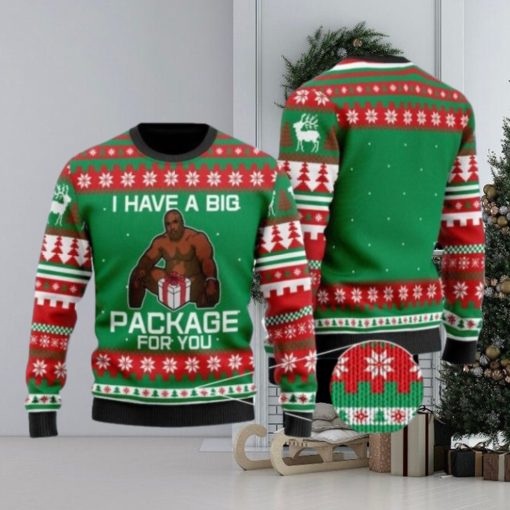 I Have A Big Package For You Ugly Christmas Sweater