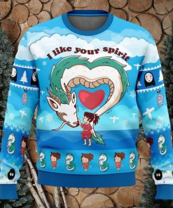 I Like Your Spirit Spirited Away Ugly Christmas Sweater