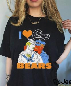 I Love Chicago Bears T Shirt