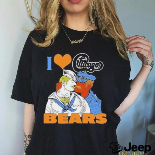 I Love Chicago Bears T Shirt