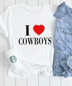 I Love Cowboys Shirt