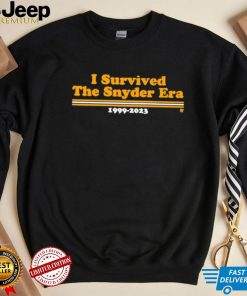 I Survived The Snyder Era 1999 2023 Shirt