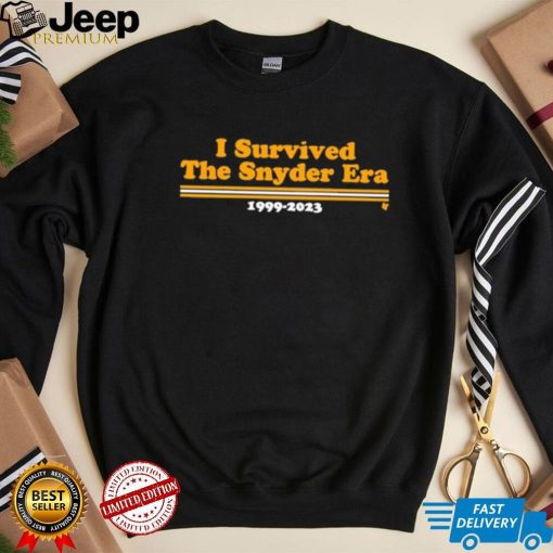 I Survived The Snyder Era 1999 2023 Shirt