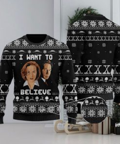 I Want To Believe Ugly Christmas Sweater