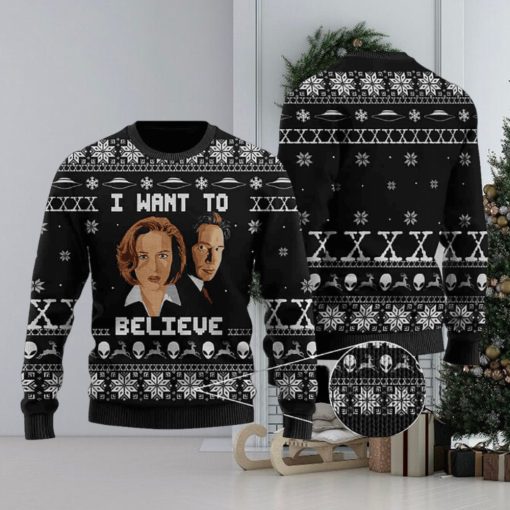 I Want To Believe Ugly Christmas Sweater