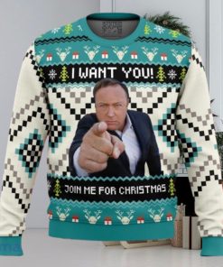 I Want You Alex Jones Ugly Christmas Sweater Unique Gift For Men And Women