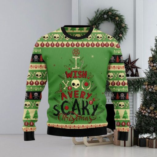 I Wish You A Very Scary Christmas Ugly Sweater