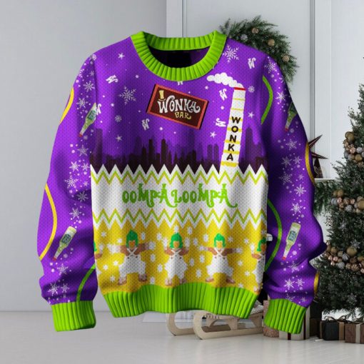 I Wonka Bar Oompa Loompa Ugly Christmas Sweater