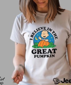 I believe in the Great Pumpkin Shirt, Peanuts Pumpkin Halloween Tee