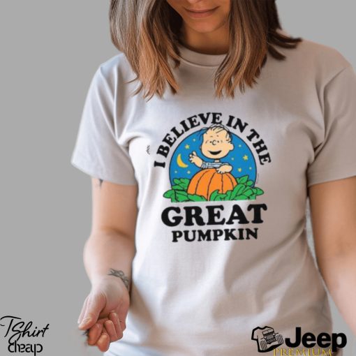 I believe in the Great Pumpkin Shirt, Peanuts Pumpkin Halloween Tee