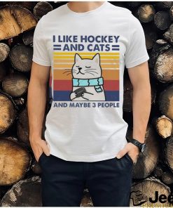 I like beer and hockey and maybe 3 people vintage 2023 shirt