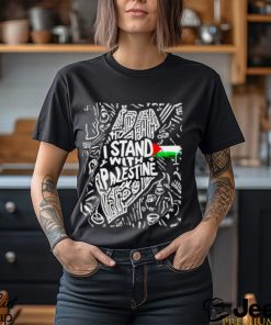 I stand with palestine quote free Palestine shirt