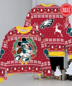 NFL Philadelphia Eagles x Mickey Mouse Christ Ugly Sweater