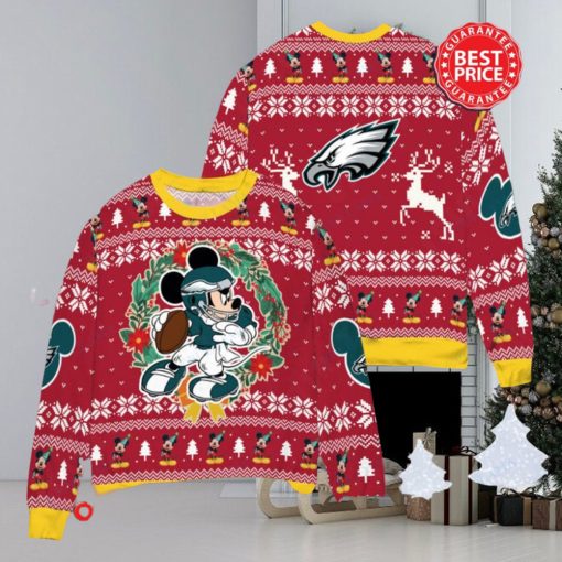 NFL Philadelphia Eagles x Mickey Mouse Christ Ugly Sweater