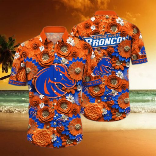 Boise State Broncos NCAA Hawaiian Shirt Trending For This Summer Customize Shirt Any Team