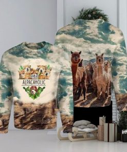 Iam An Alpacaholic Knitting Pattern Ugly Christmas Holiday Sweater