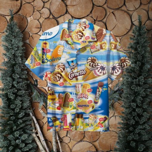 Ice Cream Cornetto Hawaiian Shirt