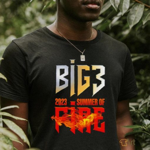 Ice Cube Big3 2023 Summer of fire logo shirt