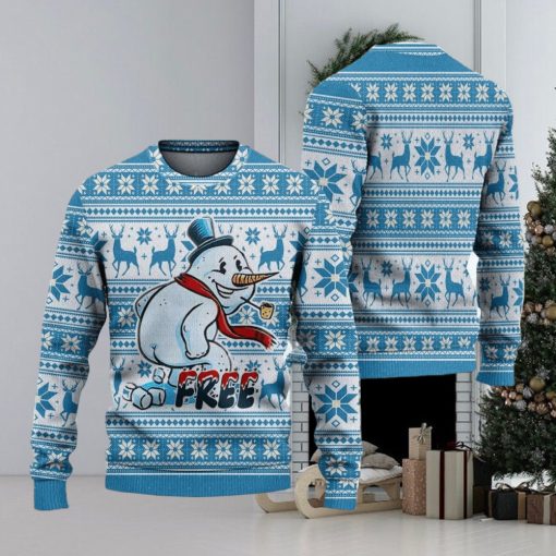 Ice Made By Snowman Ugly Christmas Sweater Knitted Gift For Men And Women