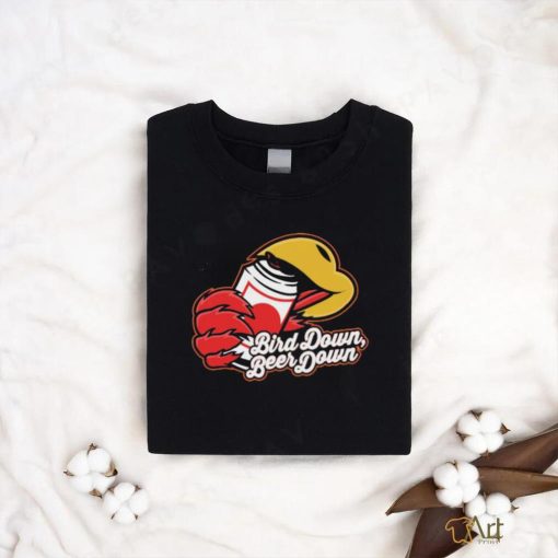 Illinois State Redbirds Bird Down beer down mascot shirt