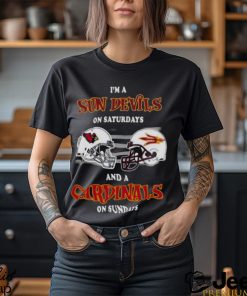 I’m A Arizona State Sun Devils On Saturdays And A Arizona Cardinals On Sundays 2023 shirt