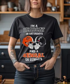 I’m A Bearcats On Saturdays And A Bengals On Sundays Helmet 2023 T Shirt