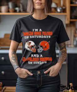 I’m A Bowling Green Falcons On Saturdays And A Cleveland Browns On Sundays 2023 shirt