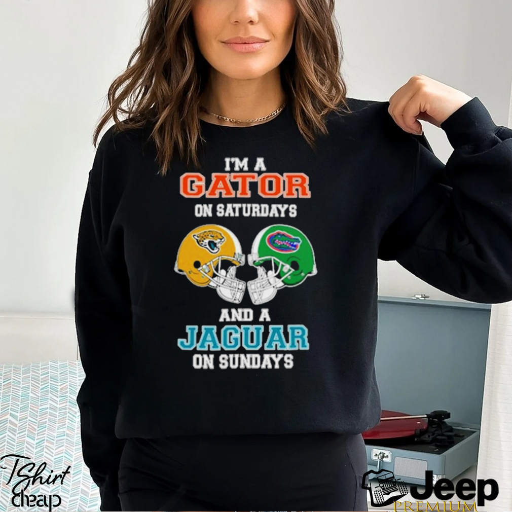 I’m A Gator On Saturdays And A Jaguar On Sundays Helmet 2023 T Shirt