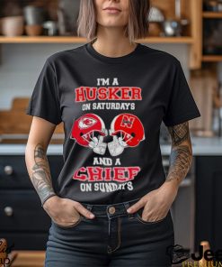I’m A Huskers On Saturdays And A Chiefs On Sundays Helmet 2023 T Shirt